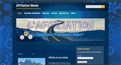 Desktop Screenshot of affiliation-momo.com